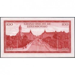Luxembourg - Pick 56a - 100 francs - Série E - 15/07/1970 - Etat : NEUF