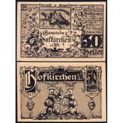 Autriche - Notgeld - Hofkirchen-an-der-Trattnach - 50 heller - Type c - 1920 - Etat : NEUF