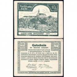 Autriche - Notgeld - Jeutendorf - 10 heller - Type a - 20/06/1920 - Etat : SPL