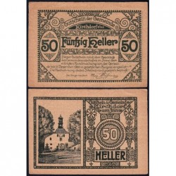 Autriche - Notgeld - Kirchdorf-am-Inn - 50 heller - Type c - 1920 - Etat : TTB+