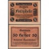 Autriche - Notgeld - Mauerkirchen - 50 heller - Type III j - 1920 - Etat : SPL+