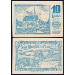 Autriche - Notgeld - Michaelnbach - 10 heller - 1920 - Etat : SPL