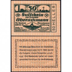 Autriche - Notgeld - Oberachmann - 50 heller - Type b - 12/05/1920 - Etat : NEUF