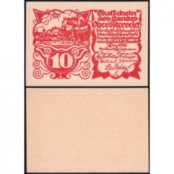 Autriche - Notgeld - Oberösterreich - 10 heller - Type V d - 1921 - Etat : NEUF