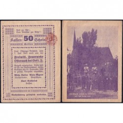 Autriche - Notgeld - Osternach - 50 heller - 07/07/1920 - Etat : TB+