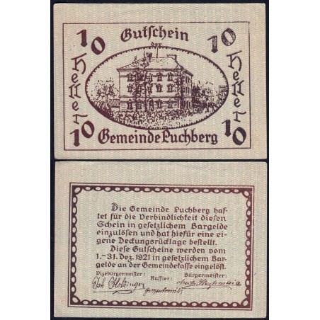 Autriche - Notgeld - Puchberg-bei-Wels - 10 heller - Type a - 1920 - Etat : SUP