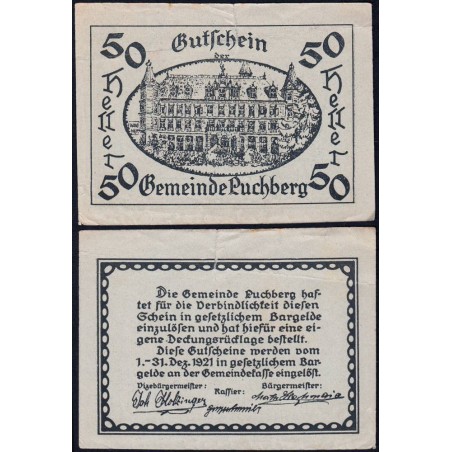 Autriche - Notgeld - Puchberg-bei-Wels - 50 heller - Type a - 1920 - Etat : TB-