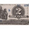 Gouvernement Provisoire du Mexique - Pick S 711a - 2 pesos - Serie A - 01/05/1916 - Etat : NEUF