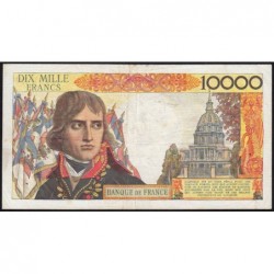 F 55-01 - 30/10/1958 - 100 nouv. francs sur 10000 francs - Bonaparte - Série O.148 - Etat : TB+