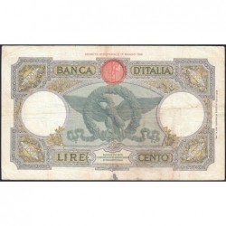 Afrique Orientale Italienne - Pick 2a - 100 lire - Série L20 - 1938 - An XVI - Etat : TB