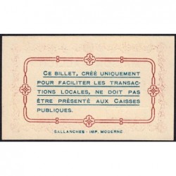 74 - Bonneville - Maison Fallion - 25 centimes - Type 74-13 - 30/10/1916 - Etat : NEUF