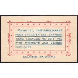 74 - Cluses - Eau et Electricité - 25 centimes - Type 74-18b - 10/08/1916 - Etat : NEUF