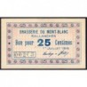 74 - Sallanches - Brasserie du Mont-Blanc - 25 centimes - Type 74-39b - 01/07/1916 - Etat : NEUF