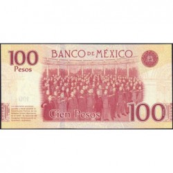 Mexique - Pick 130b - 100 pesos - Série AY - Préfixe S - 25/01/2016 - Commémoratif - Etat : NEUF