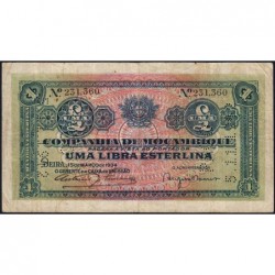Mozambique (Companhía de) - Pick R 31_2 - 1 libra esterlina - 15/03/1934 - Etat : TB+