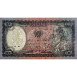 Mozambique - Banco N. Ultramarino - Pick 112a_2 - 1'000 escudos - 16/05/1972 - Etat : SUP