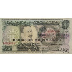 Mozambique - Pick 116 - 50 escudos - Série A - 27/10/1970 (1978) - Etat : NEUF