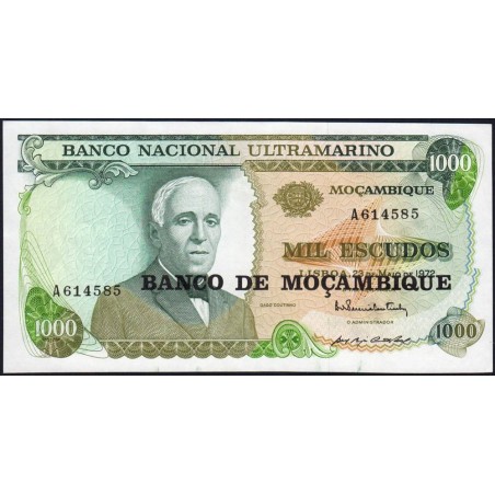 Mozambique - Pick 119 - 1'000 escudos - Série A - 23/05/1972 (1979) - Etat : NEUF