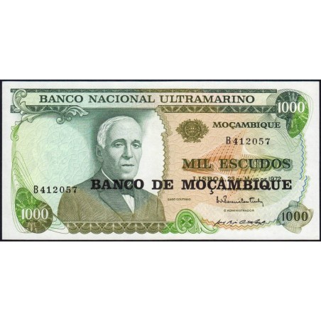 Mozambique - Pick 119 - 1'000 escudos - Série B - 23/05/1972 (1979) - Etat : NEUF