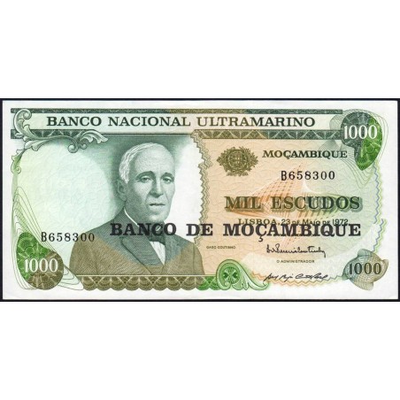 Mozambique - Pick 119 - 1'000 escudos - Série B - 23/05/1972 (1979) - Etat : pr.NEUF