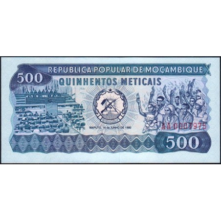 Mozambique - Pick 127 - 100 meticais - Série AA - 16/06/1980 - Etat : NEUF