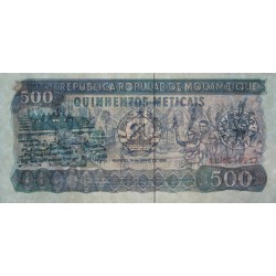 Mozambique - Pick 131a - 500 meticais - Série AC - 16/06/1983 - Etat : NEUF