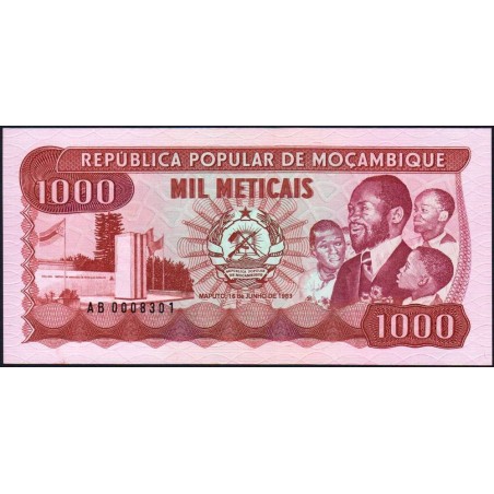 Mozambique - Pick 132a - 1'000 meticais - Série AB - 16/06/1983 - Etat : NEUF