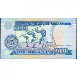 Mozambique - Pick 134 - 500 meticais - Série AA - 16/06/1991 - Etat : NEUF