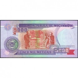 Mozambique - Pick 136 - 5'000 meticais - Série CA - 16/06/1991 - Etat : NEUF