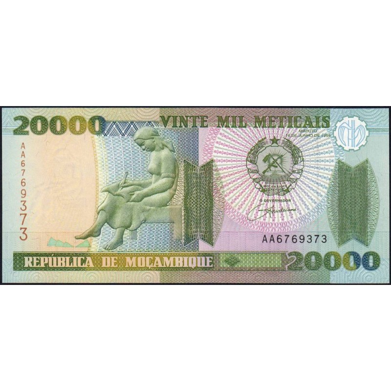 Mozambique - Pick 140a - 20'000 meticais - Série AA - 16/06/1999 - Etat : NEUF