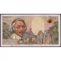 F 42-02 - 03/09/1953 - 1000 francs - Richelieu - Série U.8 - Etat : TB