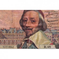 F 42-06 - 01/07/1954 - 1000 francs - Richelieu - Série R.46 - Etat : TB