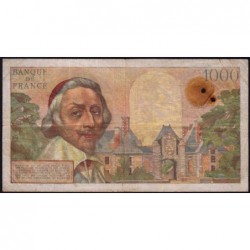 F 42-08 - 07/10/1954 - 1000 francs - Richelieu - Série Q.66 - Etat : TB-