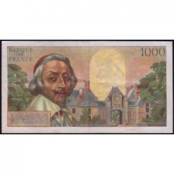 F 42-08 - 07/10/1954 - 1000 francs - Richelieu - Série Z.81 - Etat : TTB+