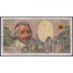 F 42-09 - 02/12/1954 - 1000 francs - Richelieu - Série Q.93 - Etat : TB