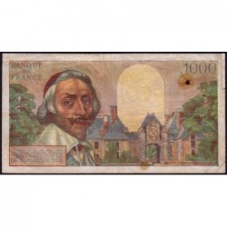 F 42-09 - 02/12/1954 - 1000 francs - Richelieu - Série V.93 - Etat : TB