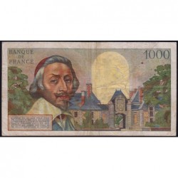 F 42-10 - 03/02/1955 - 1000 francs - Richelieu - Série B.107 - Etat : TTB-