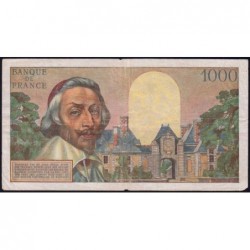 F 42-12 - 07/04/1955 - 1000 francs - Richelieu - Série C.140 - Etat : TB+