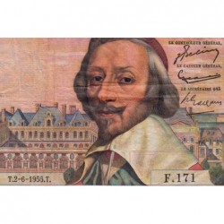 F 42-14 - 02/06/1955 - 1000 francs - Richelieu - Série F.171 - Etat : TB-