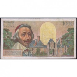 F 42-15 - 01/09/1955 - 1000 francs - Richelieu - Série O.174 - Etat : TTB-