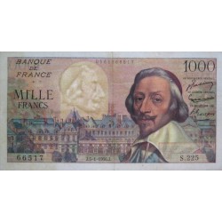 F 42-18 - 05/01/1956 - 1000 francs - Richelieu - Série S.225 - Etat : TTB