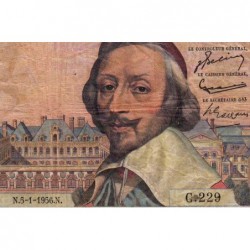 F 42-18 - 05/01/1956 - 1000 francs - Richelieu - Série C.229 - Etat : TB-