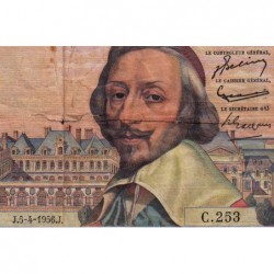 F 42-20 - 05/04/1956 - 1000 francs - Richelieu - Série C.253 - Etat : TB-