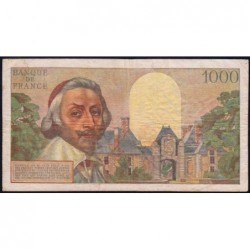 F 42-24 - 06/12/1956 - 1000 francs - Richelieu - Série D.309 - Etat : TB