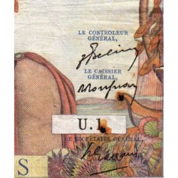 F 48-01 - 10/03/1949 - 5000 francs - Terre et Mer - Série U.1 - Etat : B-