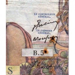 F 48-01 - 10/03/1949 - 5000 francs - Terre et Mer - Série B.5 - Etat : TB+