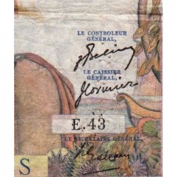 F 48-03 - 01/02/1951 - 5000 francs - Terre et Mer - Série E.43 - Etat : B+