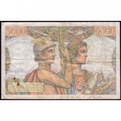 F 48-05 - 16/08/1951 - 5000 francs - Terre et Mer - Série R.79 - Etat : TB+