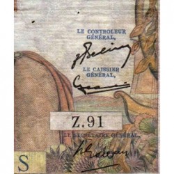 F 48-06 - 07/02/1952 - 5000 francs - Terre et Mer - Série Z.91 - Etat : TB