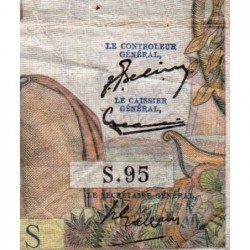 F 48-06 - 07/02/1952 - 5000 francs - Terre et Mer - Série S.95 - Etat : B+